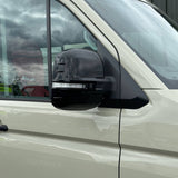 Für VW Crafter New Shape Spiegelabdeckungen – 2er-Set – Glanzschwarz | Van-X