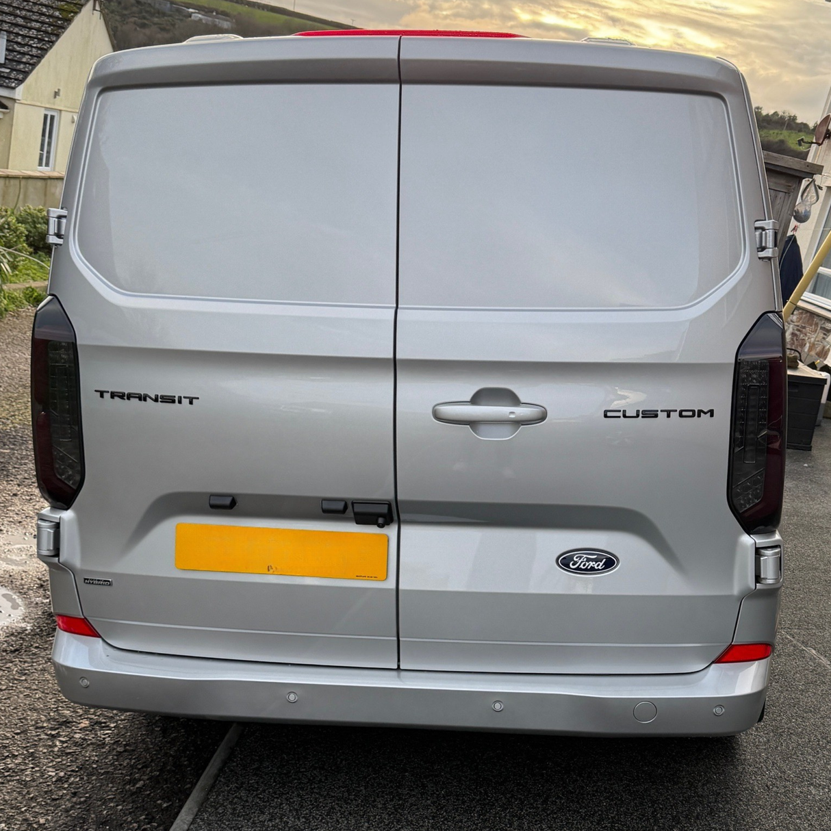 For New Transit Custom 2024–2026 Van-X Full LED Rear Lights Taillights – Smoked Lenses Upgrade