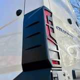 Voor Volkswagen Crafter achterlichtbeschermers - Hammerite Ultimate Matte Black (vanaf 2018)
