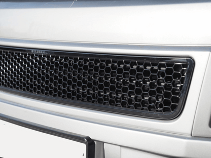 VW T5 .1 Honeycomb Sportline voorspoiler mistlampversieringen (glanzend zwart)