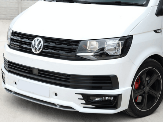 Für VW Transporter T6 R-Line Frontgrillverzierungen - Glanzschwarz