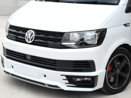 Für VW Transporter T6 Frontgrillverzierungen (4 Stück) - Mattschwarz