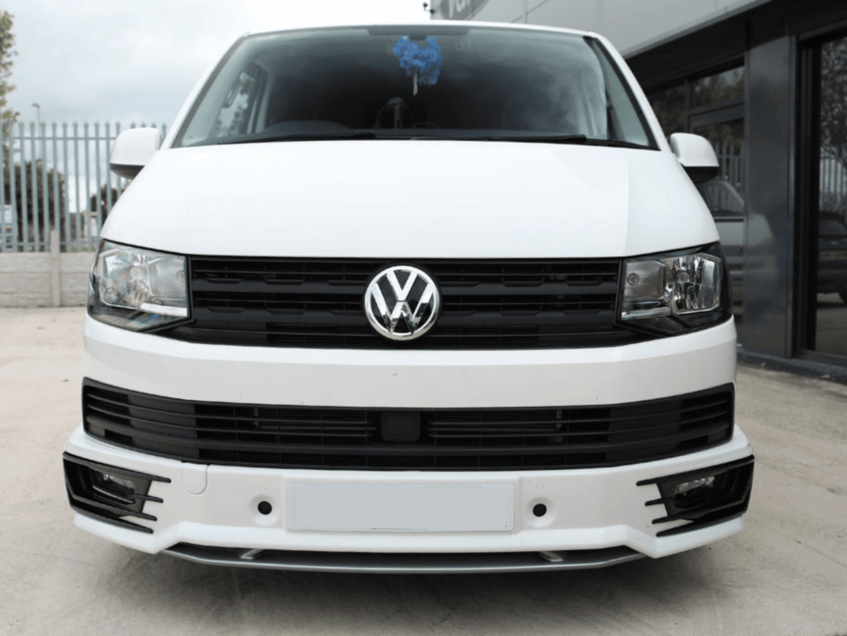 Recortes de parrilla delantera VW Transporter T6 (4 piezas) - Negro Mate