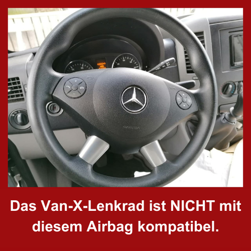 Für Van-X Lederlenkrad für VW Crafter MK1 - MK2 (2006 - 2017)