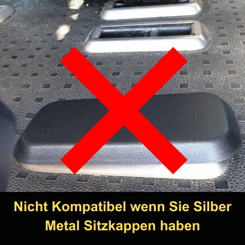 Tapas de la base del asiento VW T6.1 Kombi (Juego de 4)