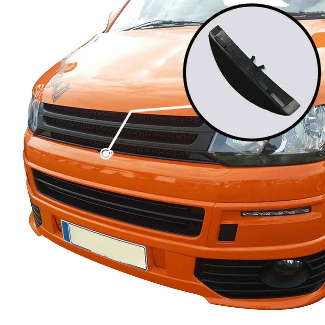 VW T5.1 Badgeloze grille vooraan (mat)