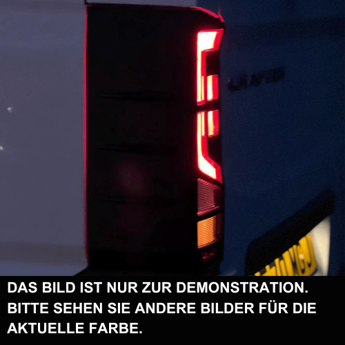 Für MAN TGE / New Crafter - Schutzgitter für Rücklichter - Hammerite Ultima Mattschwarz