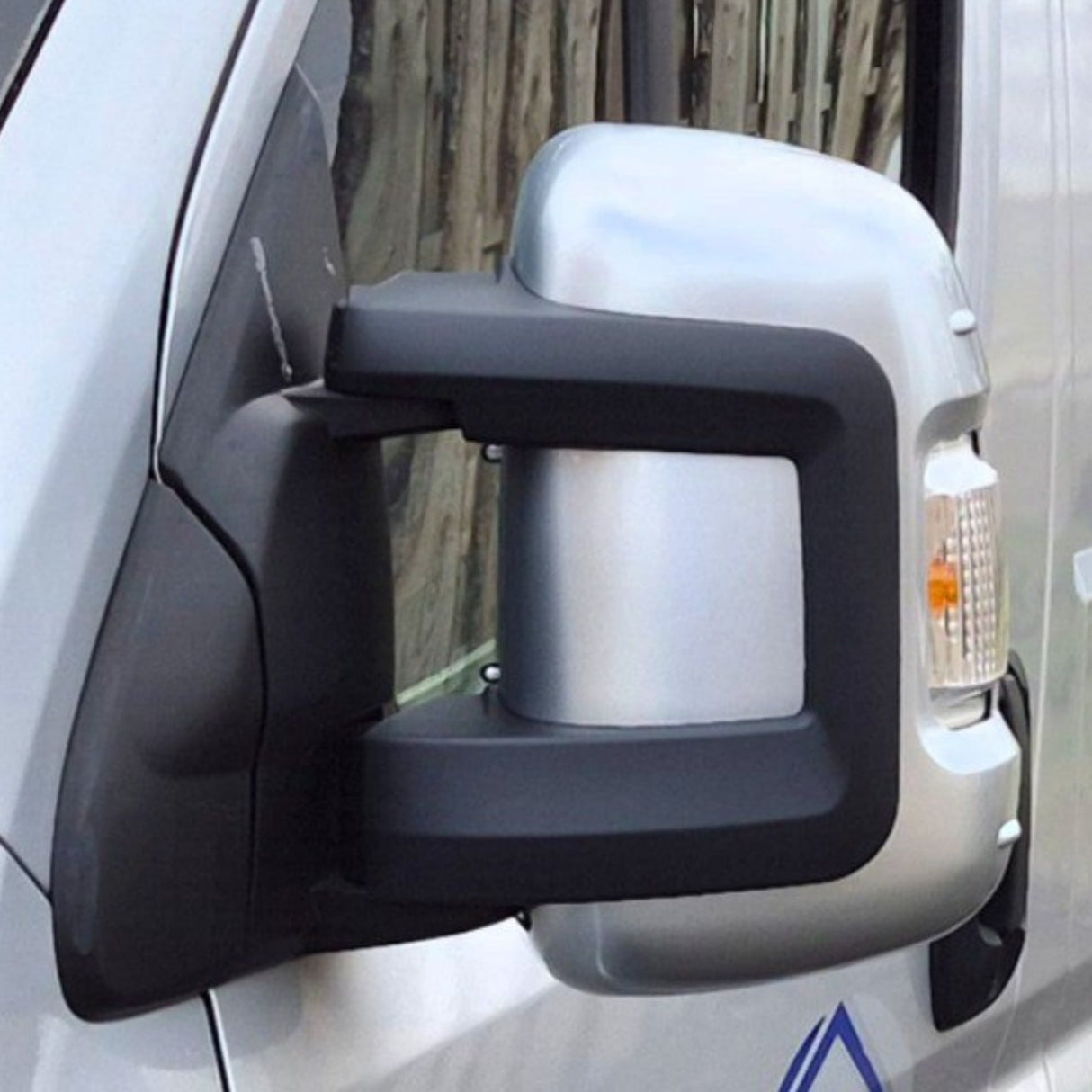 Voor Peugeot Boxer Wing Mirror Caphood/Covers (Set van 2) - Zilver | Van-X