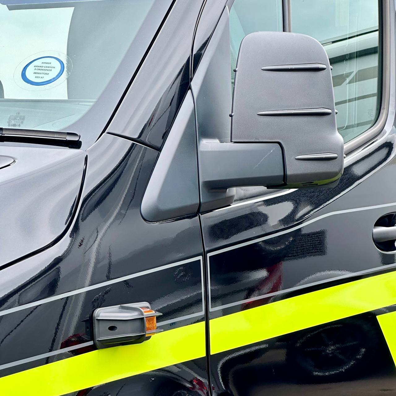 Mercedes Sprinter Neue Form Außenspiegelkappen - Ohne Blinker (Satz von 2) - Hammerite