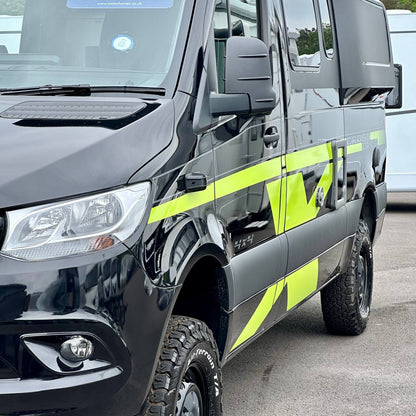 Mercedes Sprinter Neue Form Außenspiegelkappen - Ohne Blinker (Satz von 2) - Hammerite