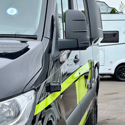 Mercedes Sprinter Neue Form Außenspiegelkappen - Ohne Blinker (Satz von 2) - Hammerite