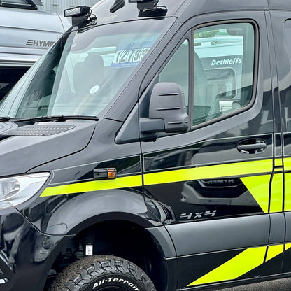 Mercedes Sprinter Neue Form Außenspiegelkappen - Ohne Blinker (Satz von 2) - Hammerite