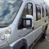 Voor Peugeot Boxer Wing Mirror Caphood/Covers (Set van 2) - Zilver | Van-X