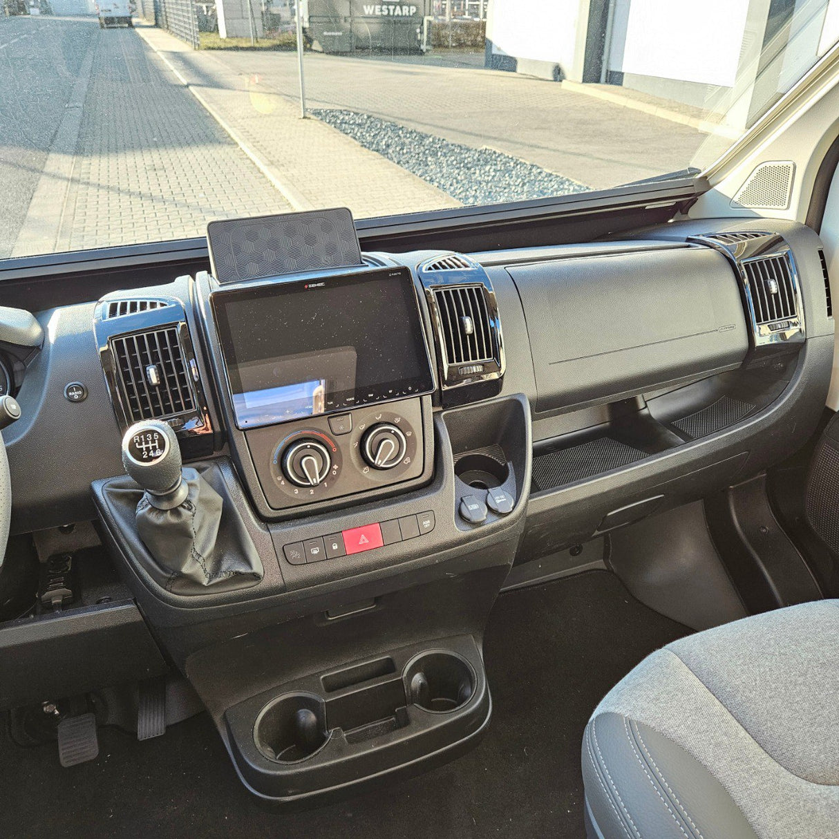 Für Citroen Relay Dashboard Air Vent (schwarz) lackiert und einbaufertig