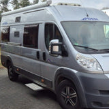 Para Fiat Ducato/Ram ProMaster Tapa/Cubiertas de Espejo Ala (Juego de 2) - Plata | Furgoneta-X