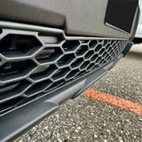 Grille de pare-chocs inférieur en nid d'abeille pour Citroën Relay - Noir mat