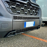 Voor Opel Movano Front Honeycomb Bumper Grille Bundle 2 stuks - Matt Zwart | Van-X