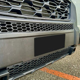 Grille de pare-chocs inférieur en nid d'abeille pour Citroën Relay - Noir mat