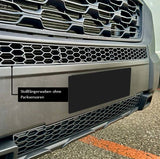 Fiat Ducato Bumper Honeycomb without Parking Sensors - Gloss Black