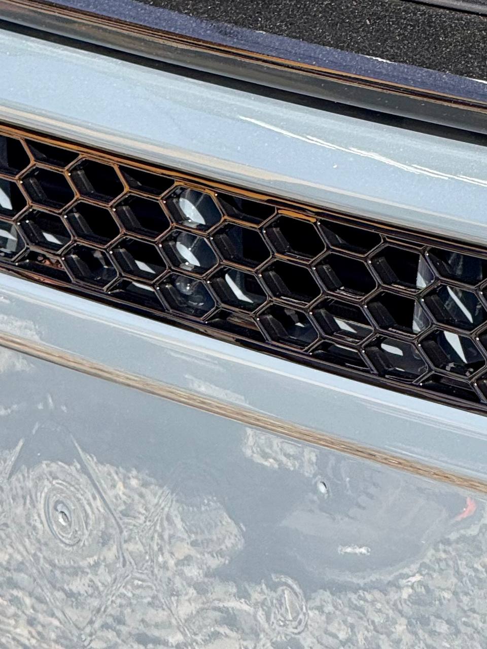 For Citroen Jumper Bumper Honeycomb without Parking Sensors - Gloss Black