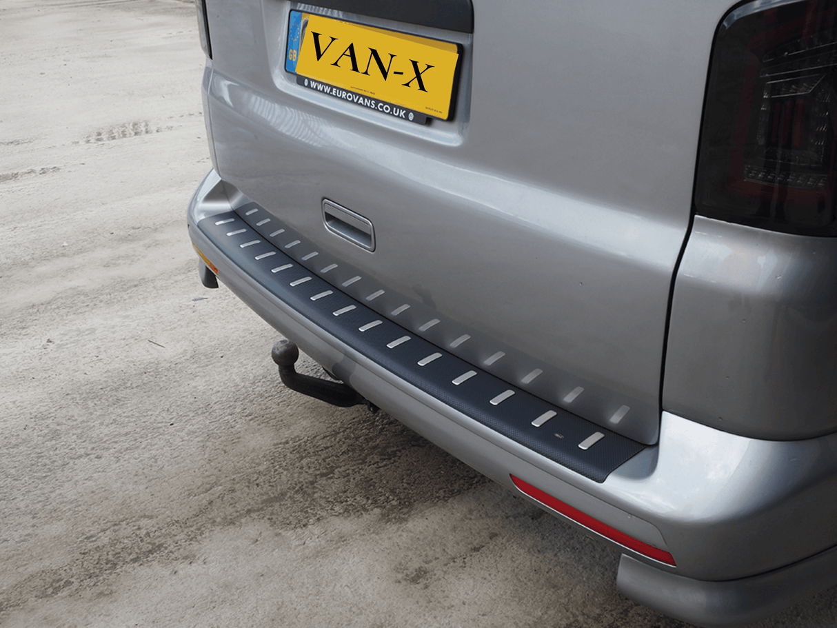 Achterbumperbeschermer ALLEEN koolstofvezelfilm voor VW T6 Barndoor