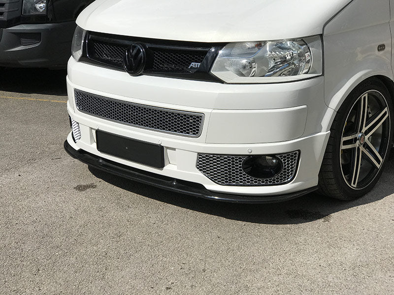 VW T5.1 Honingraatbumper vooraan (mat chroom)