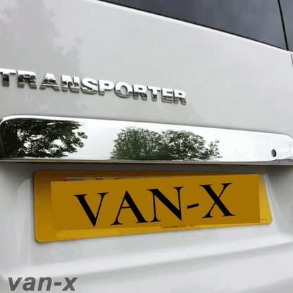 Für Van-X, Griffleiste Kennzeichenbeleuchtung, Flügeltüren Version, für VW T5 Transporter