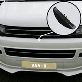 Badgeloze grille voor VW Volkswagen T5.1 (pianozwart)