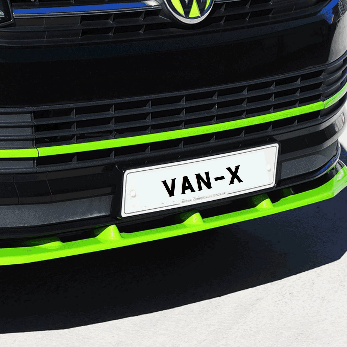 Garniture de plaque d'immatriculation avant pour VW T6 Startline