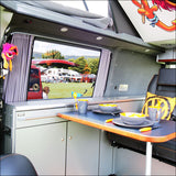 Pour Rideaux de Fenêtre Premium Ford Transit Custom - Noir/Gris - CRÉEZ VOTRE PROPRE ENSEMBLE! Van-X