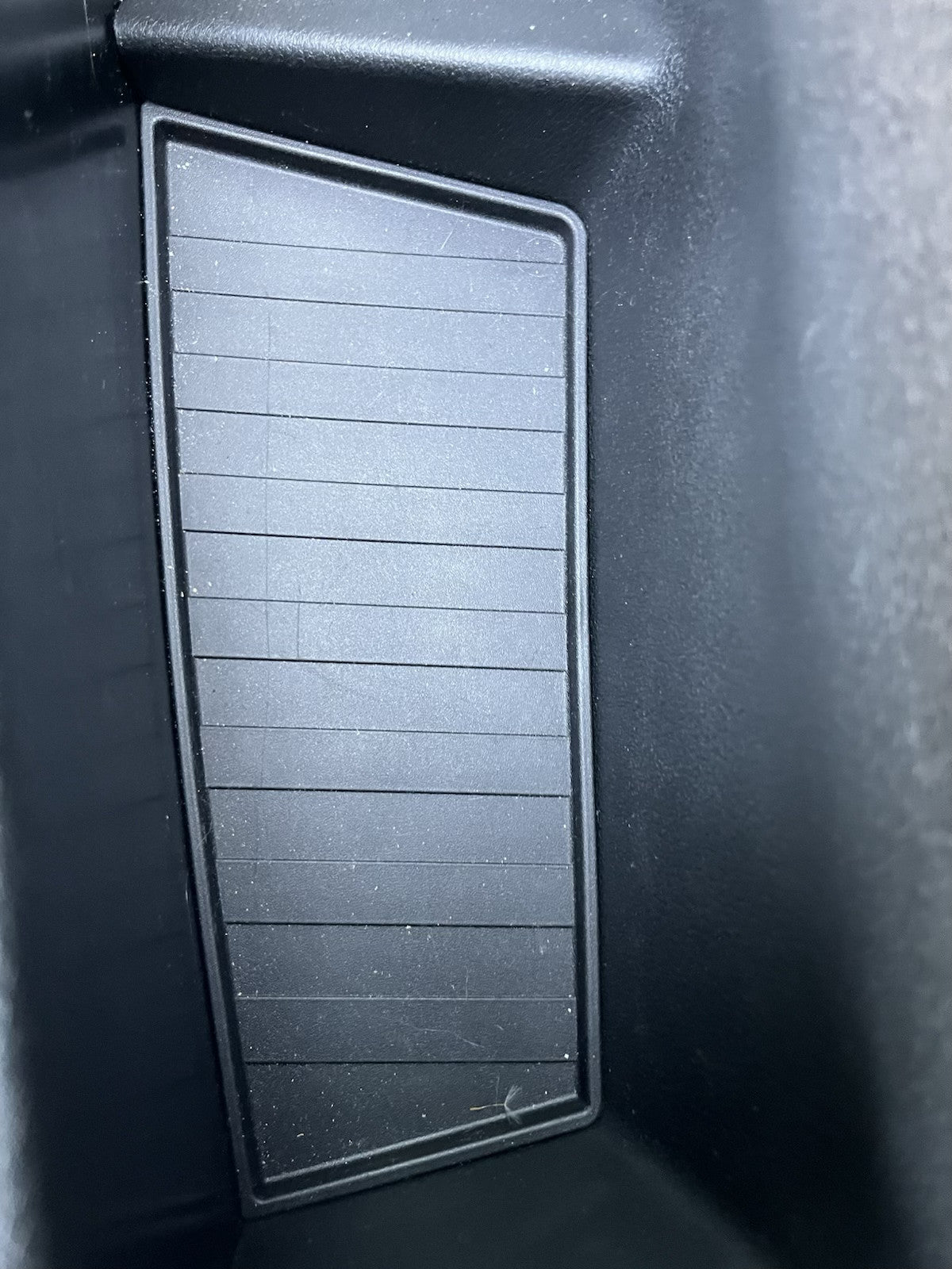 Para insertos y esterillas de goma para bolsillos en las puertas Toyota Proace – Forros de almacenamiento interior negros