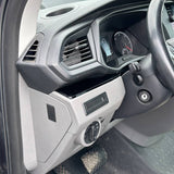 Per VW T6.1 Transporter Dashboard Upgrade - Set di rivestimento per cruscotto inferiore lucido in 4 pezzi
