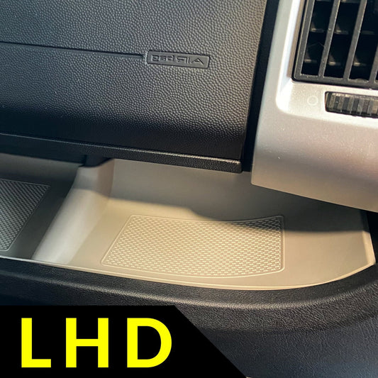 Opel Movano Lower Dashboard Rubber Inserts/Mats Light Grey LHD
