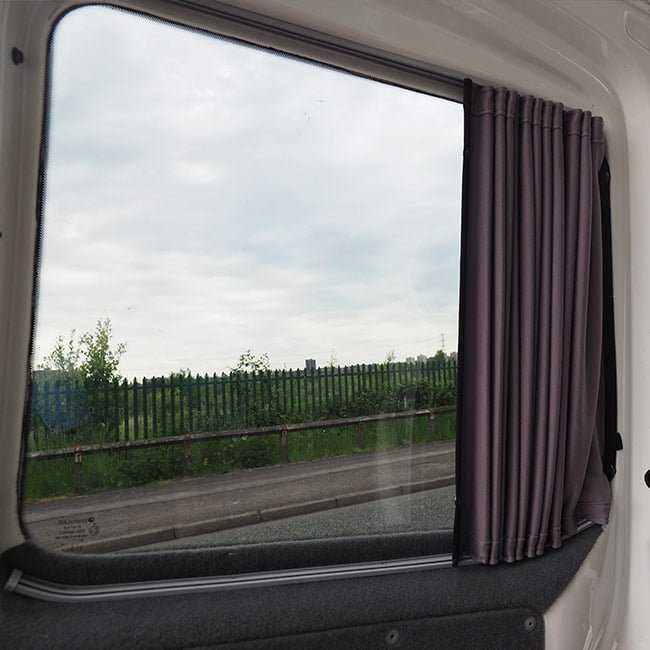 Renault Trafic Premium-Fenstervorhänge - Schwarz/Grau - ERSTELLEN SIE IHR EIGENES SET! Van-X