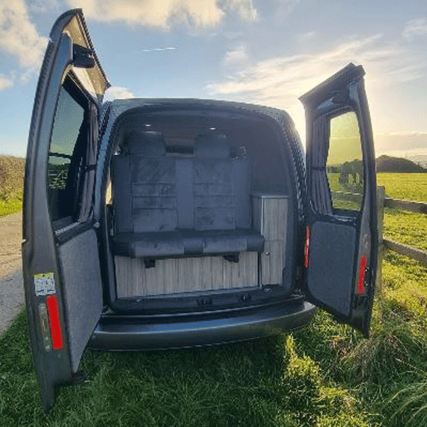 Cortinas de Ventana Premium para Toyota Proace - Negro/Gris - ¡CREA TU PROPIO PAQUETE! Van-X