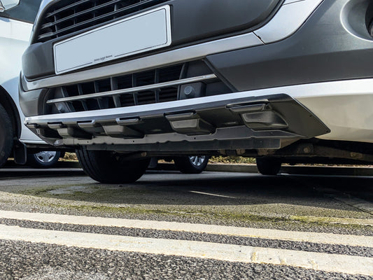 Ford Transit Custom MK1 Protezione paraurti anteriore inferiore/parafango (nero liscio)