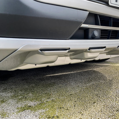Ford Transit Custom MK1 onderste bumperbeschermer/spatbord vooraan (zilver)
