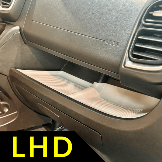 Peugeot Boxer Nuovo inserto in gomma/tappetino in gomma per cruscotto inferiore grigio chiaro LHD