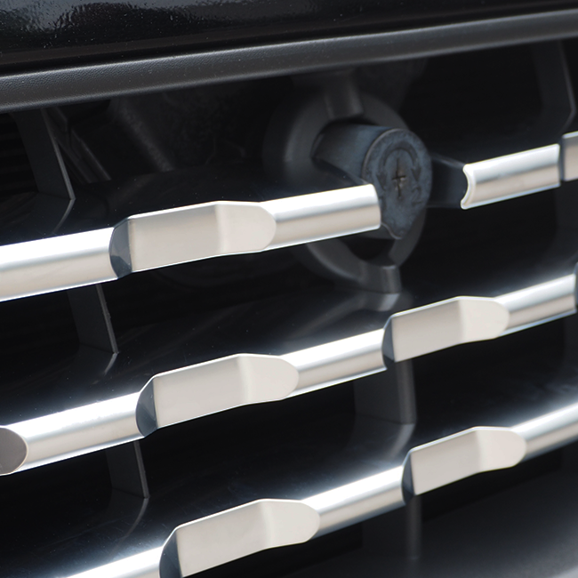 Ford Transit Custom Calandre Garnitures Chrome Mat Style Avant (7Pcs) 2012 - 2018 MK1