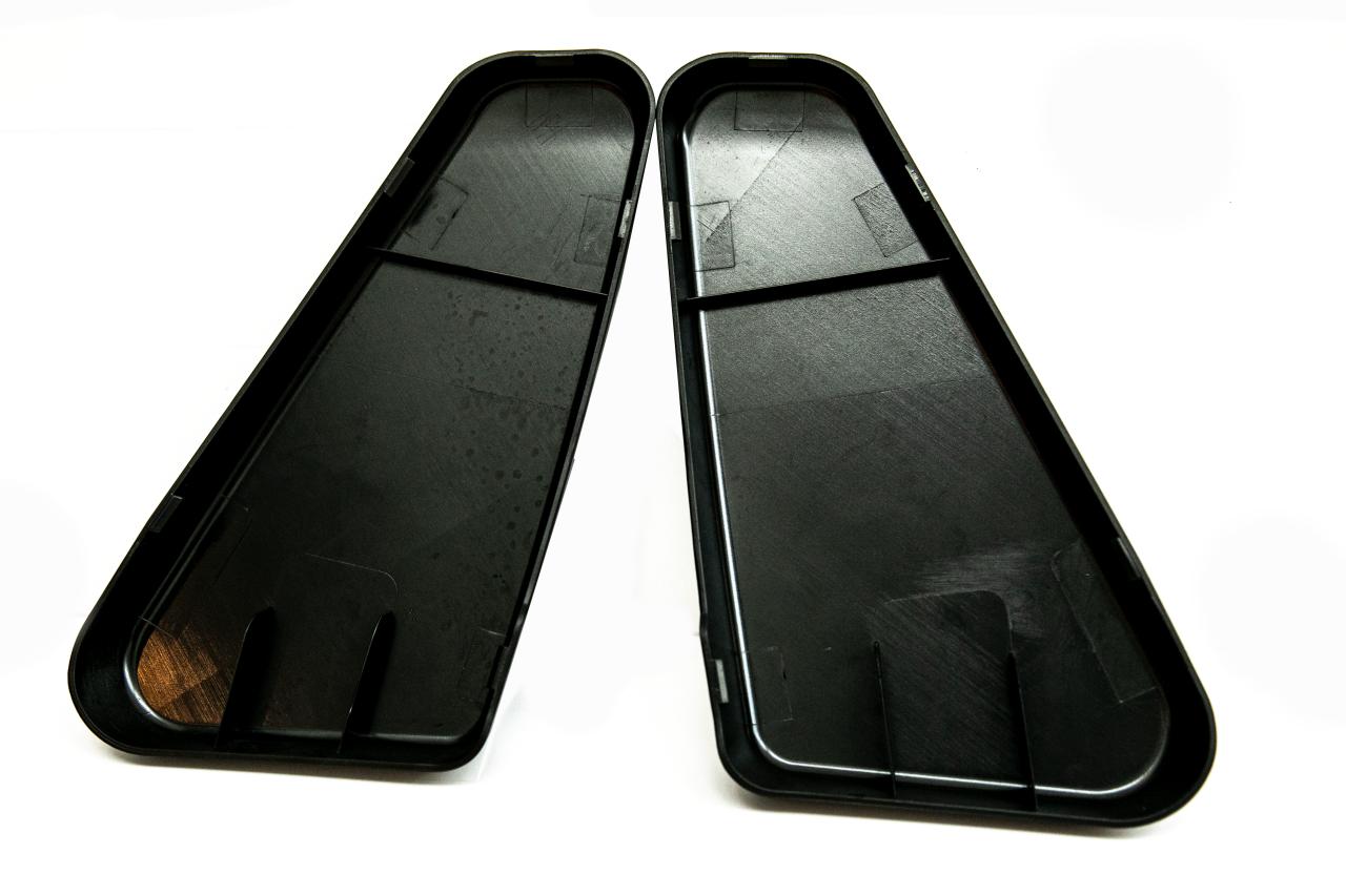 VW T5, T5.1, T6 Twin Seat Hinge Caps - Matte Black