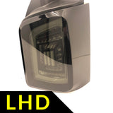  Luces traseras ahumadas para VW T5, T5.1 Portón trasero LHD Barras blancas LED Solo para furgonetas de conducción a la izquierda MK3