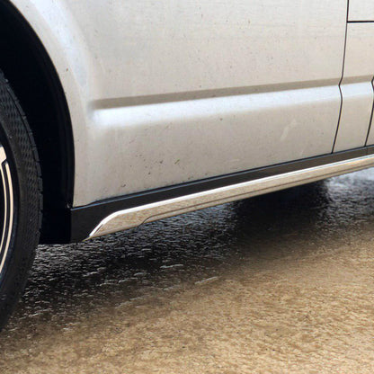Für Van-X - Verkleidung Seitenschweller für Fahrzeuge mit kurzem Radstand - silber - für alle VW T6 Transporter (ab 2015)
