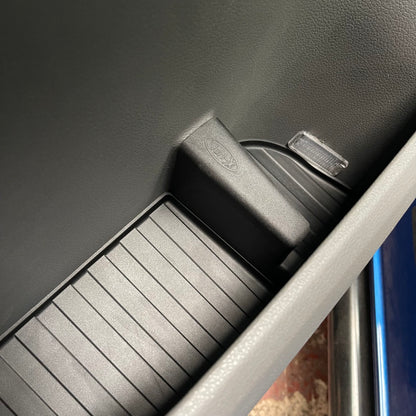 VW T6.1 Transporter Inserti tascabili in gomma per rivestimento della porta Nero Conversione camper