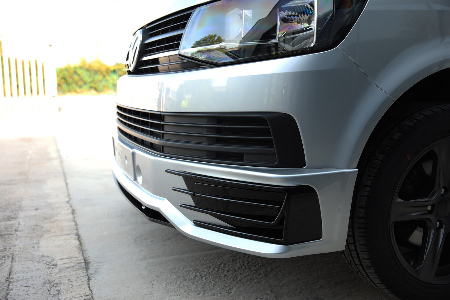 Für Van-X - Frontspoiler im Sportline-Stil - für Volkswagen T6 Transporter (B-Klasse)