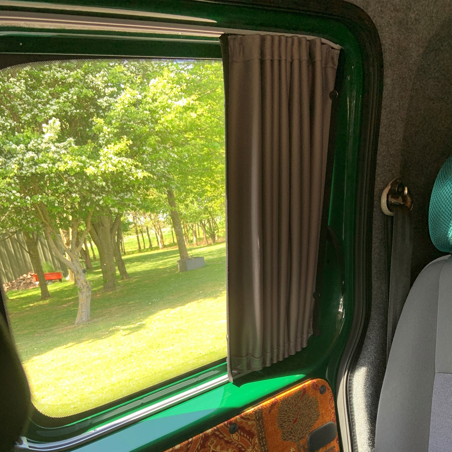Für VW Caddy Premium 2 x Seite Schiebetür Fenster Vorhänge Van-X