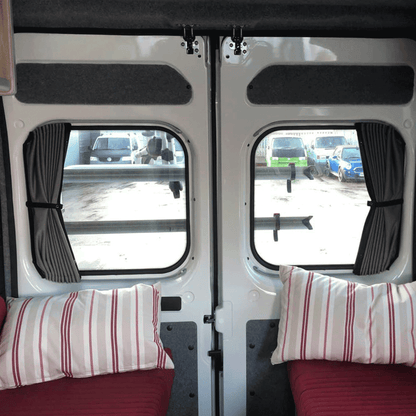 Für Renault Trafic Premium 1 x hintere Flügeltür Fenster Vorhänge Van-X