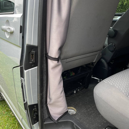 MAN TGE / New Crafter Cab Divider Curtain Kit Campervan Conversion