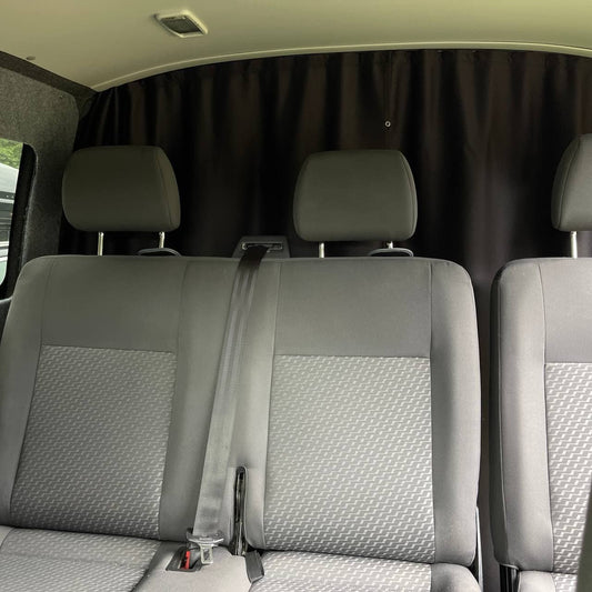 Für VW T6, T6.1 Transporter Rücksitz Kabinenteiler Vorhang