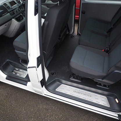 Für VW T6.1 Transporter Stufenschutz Edelstahl für Kombi, Sport Line, Shuttle, Doppeltüre (4er Set)
