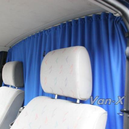 KIT DE RIDEAU DE SÉPARATION POUR CABINE POUR VW T6 / T6.1 TRANSPORTER - STYLISME INTÉRIEUR